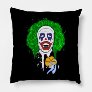 Doink The Circus Clown Pillow