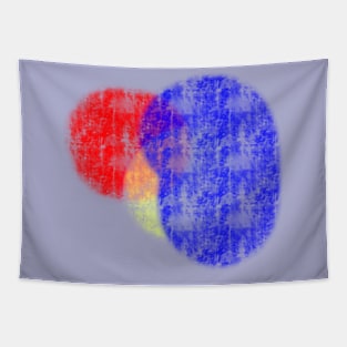 Abstract with primary colors Tapestry