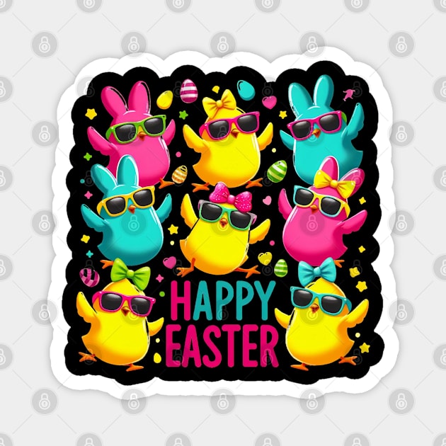 easter peeps vinyl Magnet by BukovskyART