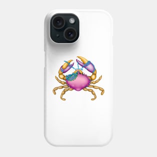 Mardi Gras Crab #1 Phone Case