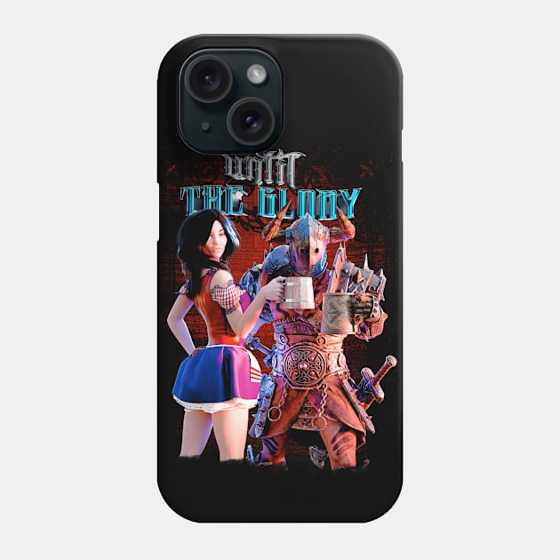 Until the glory Phone Case by Artwork Simpson