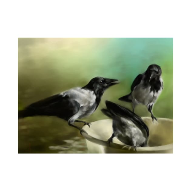 Hooded crows by hicksi7