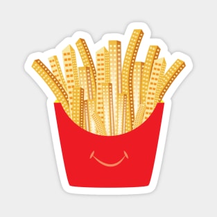 French Fries City Magnet