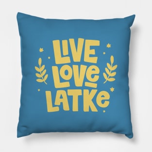 Live Love Latke Pillow