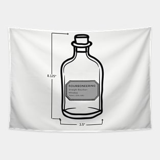 Bottle Engineering Drawing Tapestry