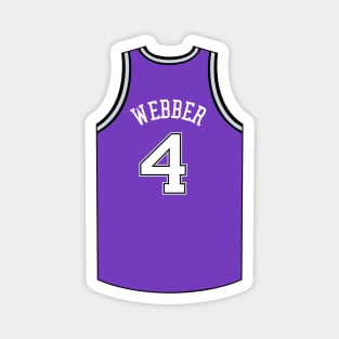 Chris Webber Sacramento Jersey Qiangy Magnet