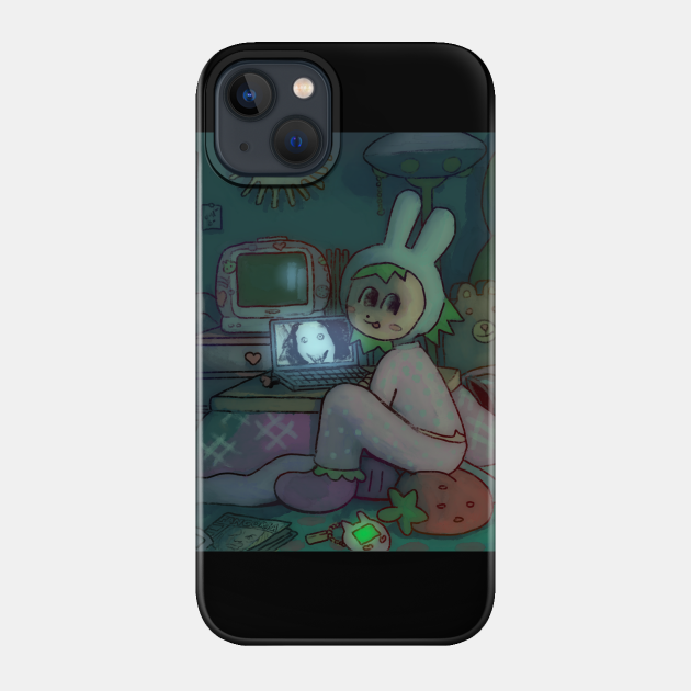 Don't close your eyes - Horror - Phone Case