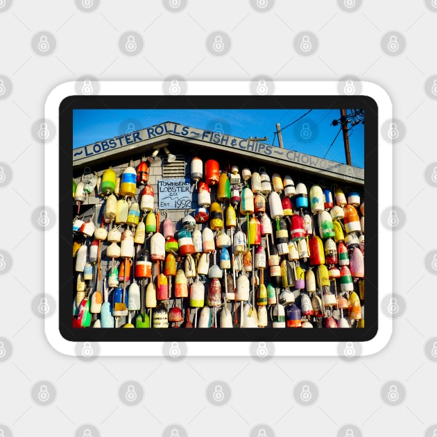 Vintage Lobster Buoys Magnet by H. R. Sinclair