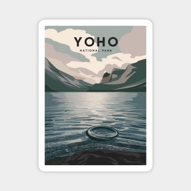 Yoho National Park Lake Poster Magnet by Perspektiva