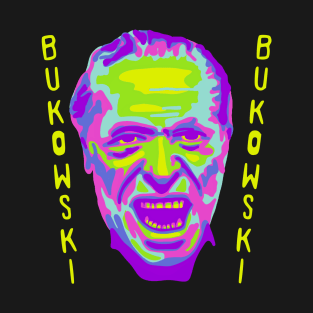 Charles Bukowski Portrait T-Shirt