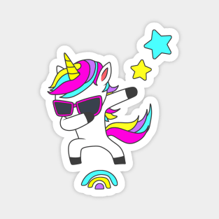 Dabbing Unicorn Magnet