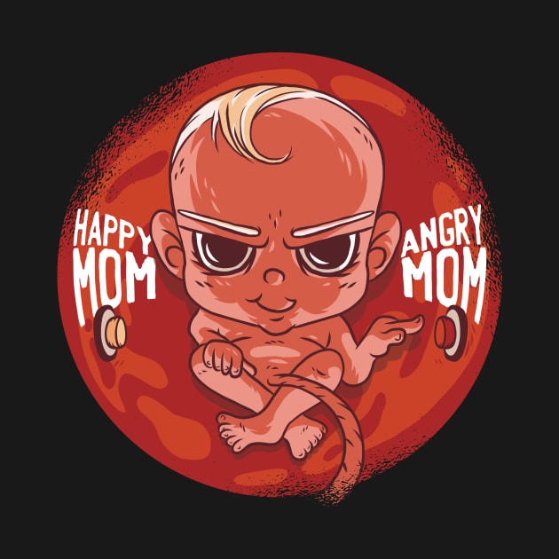 Bad Baby Graphic Tee by vexeltees