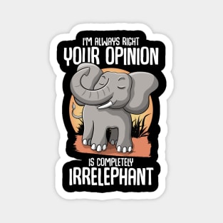 Your opinion is Irrelephant Magnet