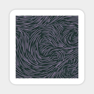 abstract lines coalesce colorful  pattern Magnet