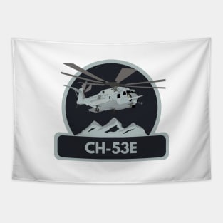 Military CH-53E Helicopter Tapestry