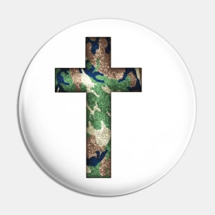 Christian Faith Cross Pin