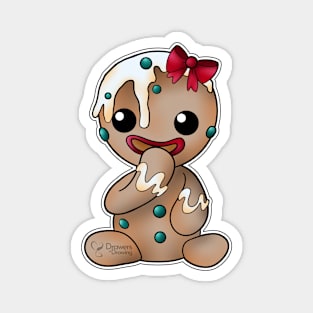 gingerbread xmas 4 Magnet