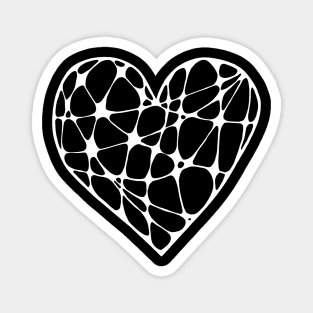 Spiderweb heart Magnet