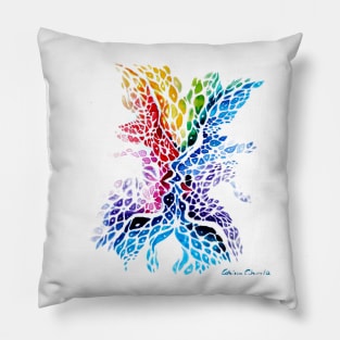 Colorful kiss Pillow