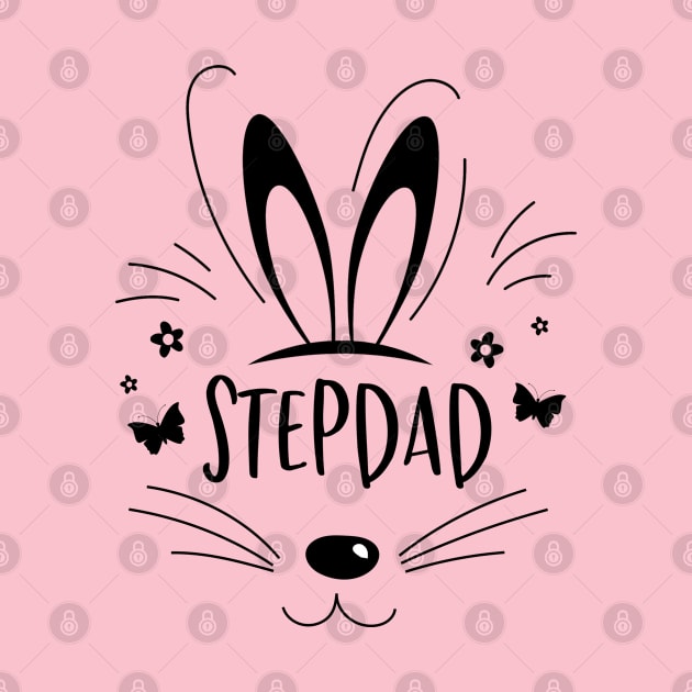 I'm the Stepdad Bunny Stepdad Ears Easter Day Stepfather by dounjdesigner