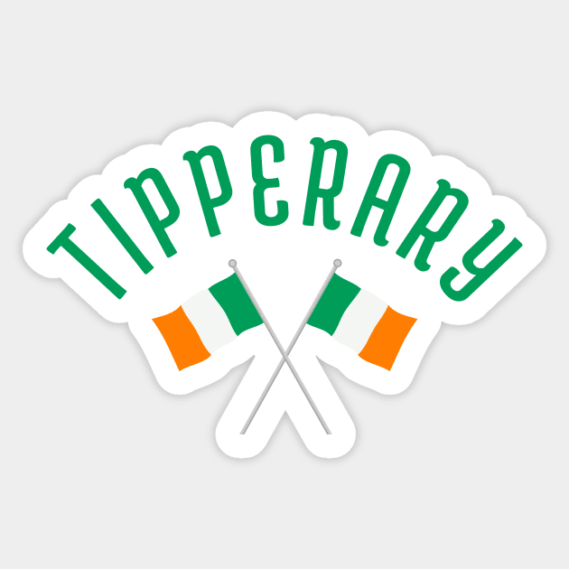 Tipperary Ireland Flags - Tipperary - Sticker | TeePublic