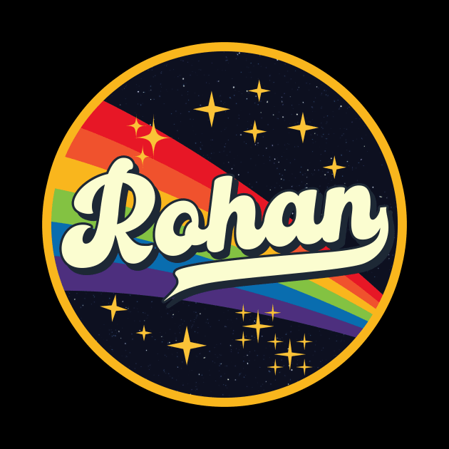 Rohan // Rainbow In Space Vintage Style by LMW Art