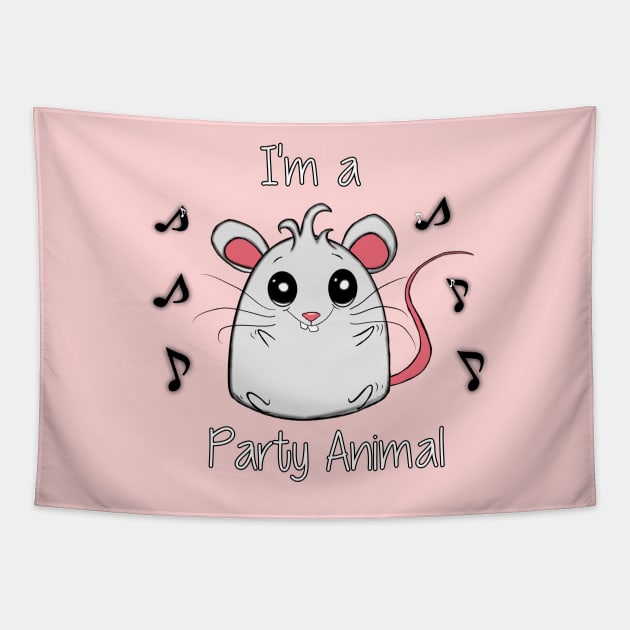 I'm A Party Animal Tapestry by DitzyDonutsDesigns