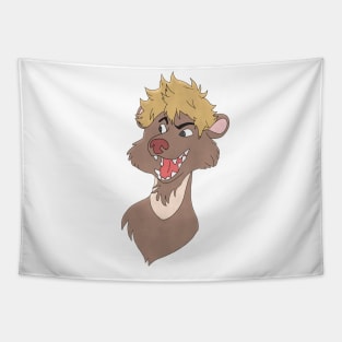 Anthro ferret face Tapestry