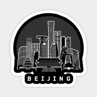 Beijing China Skyline Magnet