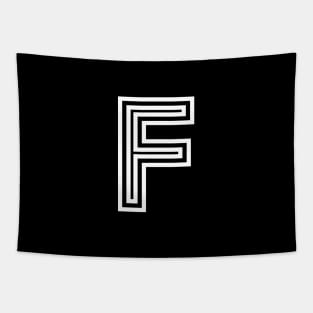 Letter F Tapestry