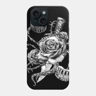 Venus Flytrap, Dagger and Rose Phone Case