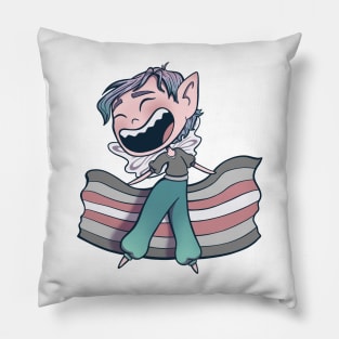 Demigirl Pride Fairy Pillow