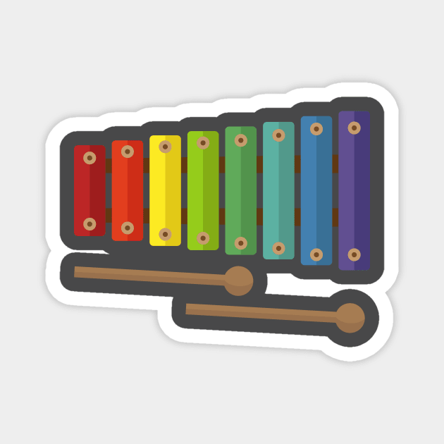 Xylophone Magnet by I-Heart-All