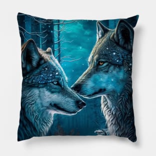 Wolfdog Love Pillow
