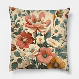 Spring Flowers Pillow