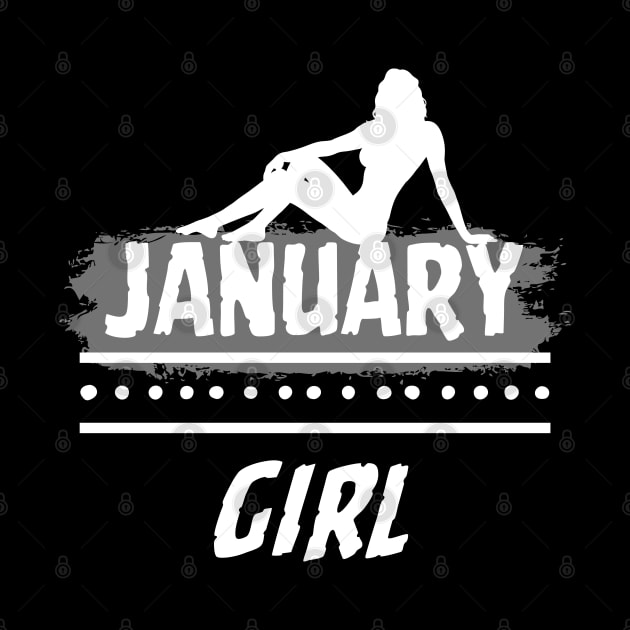 Birthday Gifts for Women January Girl January Woman Pose Style by ClorindaDeRose