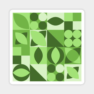 Eco Pattern Green Magnet