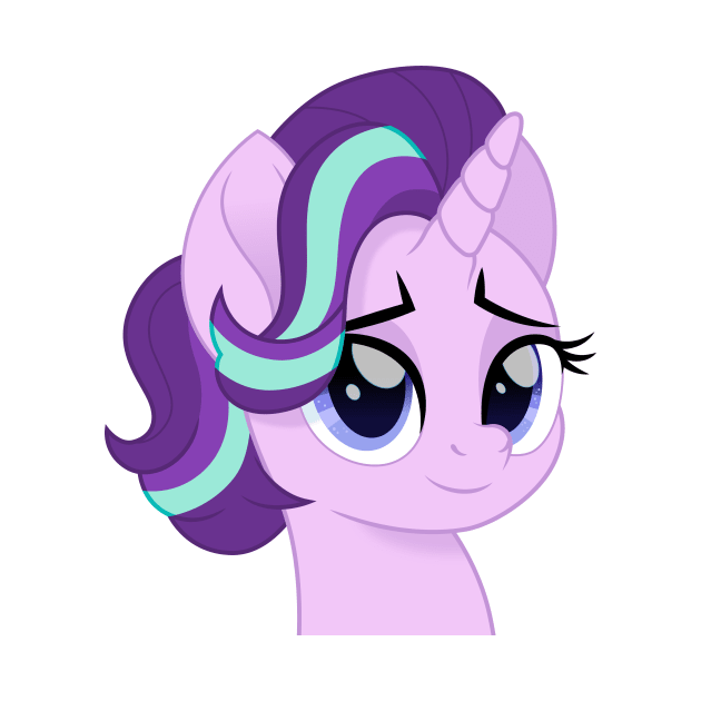 Starlight Glimmer portrait short mane by CloudyGlow