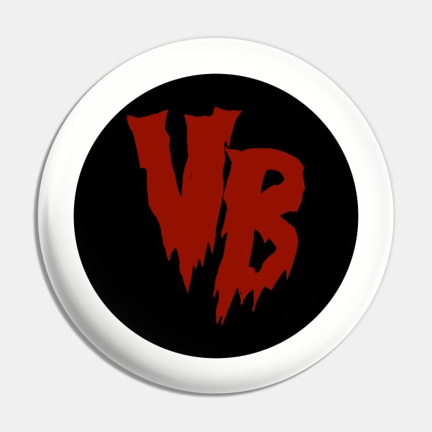 Violence Buffet Circle Initials Logo Pin by zombill