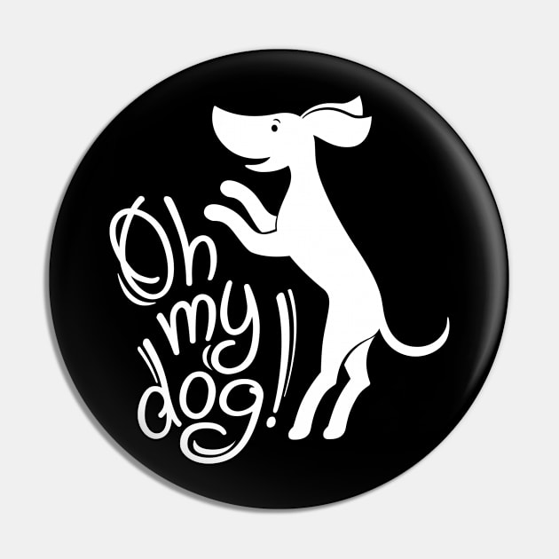 Oh my dog! (in white) Pin by goldengallery