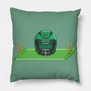 Helmet and Field Dark Green Pillow