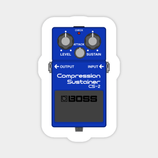 Boss CS-2 Compression Sustainer Guitar Effect Pedal Magnet