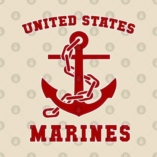 United States Marines Anchor by Jarecrow 