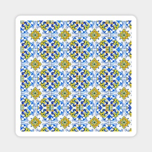 Vintage Azulejos Tile Magnet