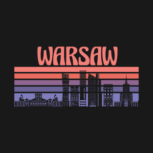 Warsaw City Sunset T-Shirt