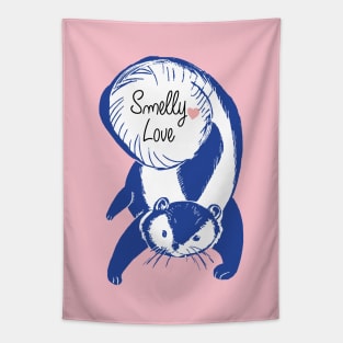 Smelly Love Skunk Tapestry