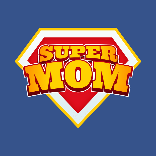 Superhero Super Mom Tee for Mother's Day or Mom's Birthday by g14u