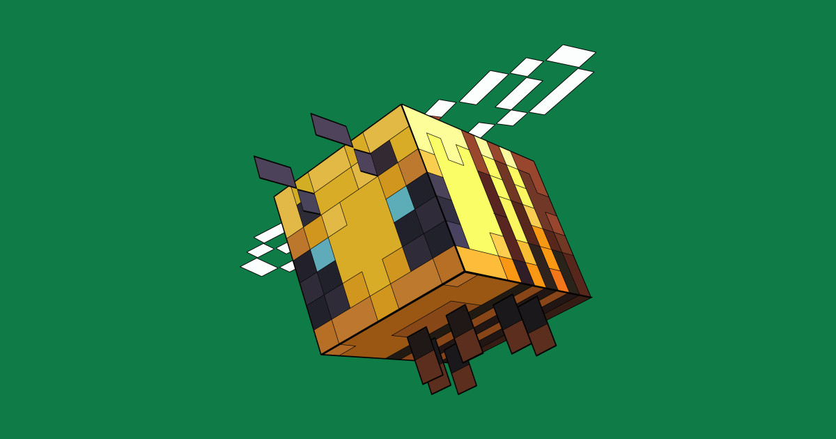 Pixel Bee - Minecraft - Tapestry | TeePublic