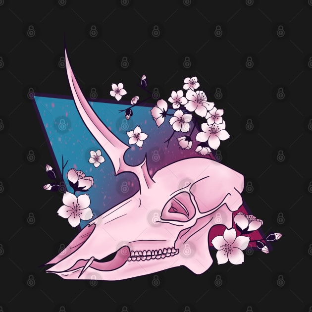 Kirin Skull by MissIvoryRainbow