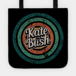 Kate Bush // Retro Circle Crack Vintage Tote